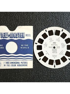 VINTAGE MONTREAL Quebec Canada VIEW MASTER Reel 1950